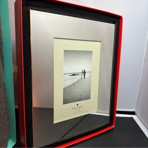 KATE SPADE MR & MRS Silver Picture Frame 8 x10 Frame - holds 5x7 photo
